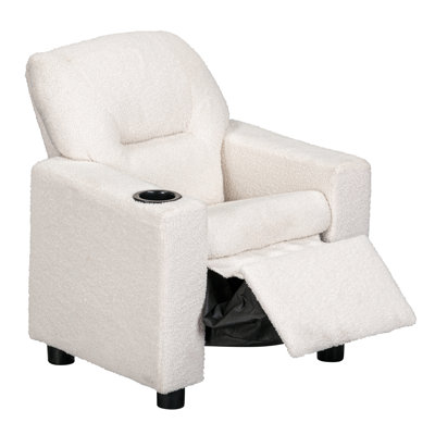 Oakley Kids Recliner Chair Wooly Fabric by Olive & Opie