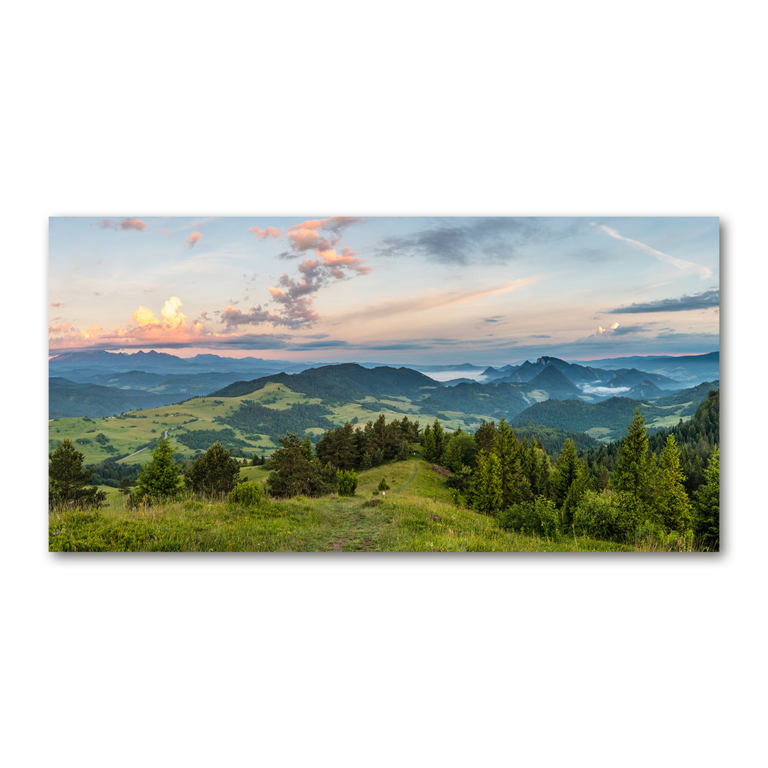 Panorama der Pieniny - Kunstdrucke auf Segeltuch