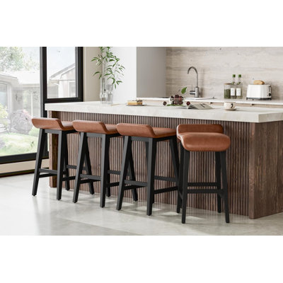 Counter Stool with Metal Frame