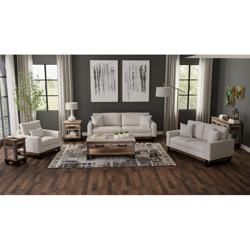 Canapé Alessia Blackburn, Brun, H 37,75 po x l 63 po x P 35 po