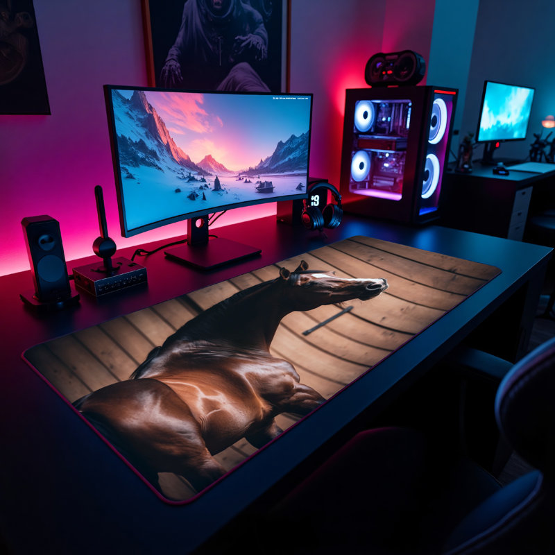 Polyester Desk Pad, 23.6x13.8