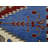Blue Geometric 6X9 Handmade Kazak Oriental Rug