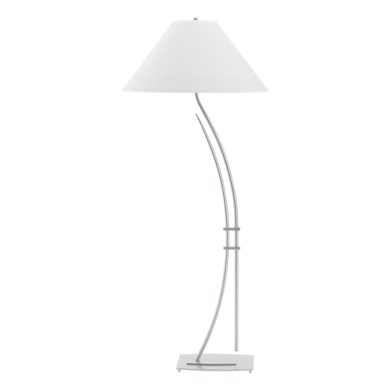Lampe sur pied Metamorphic Novelty, Platine rétro, Anna ton naturel