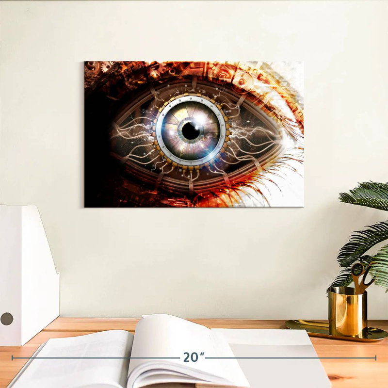 Kelan Bionic Eye, 8" H x 12" W