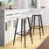 Vannatta Contemporary Fixed-height Bar Stool