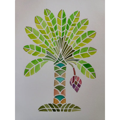 Banana Tree In Vrindavan | Watercolor On Paper | By Kiran Java