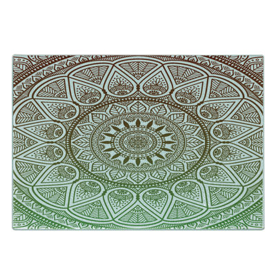 Planche à découper en verre trempé Ambesonne