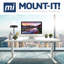 Mount-It! Height Adjustable Dual Motor Electric Standing Desk Frame-1551206099