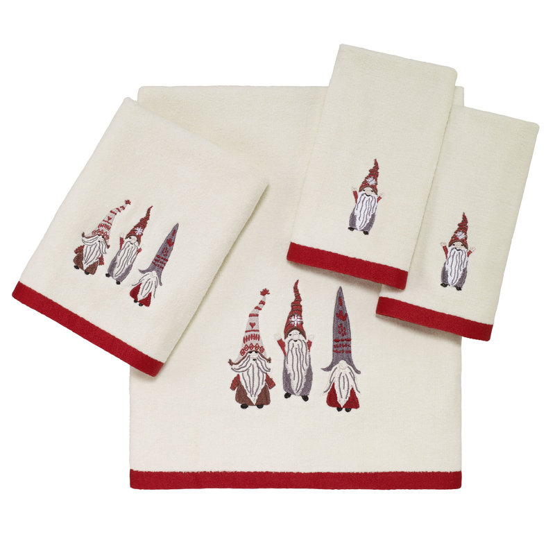 Christmas Gnomes Bath Bathroom Accessory Set