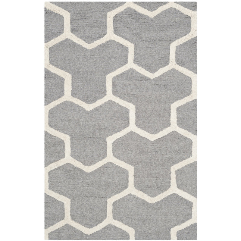 Cambridge Hand Tufted Wool Geometric Rug, 2'6" x 4'