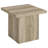 Devar Square Engineered Wood End Table Distressed Pine-1657673172