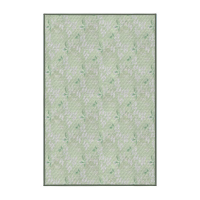 Tapis 100% à motif lavable à la machine 1802