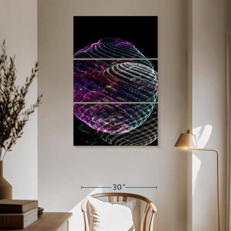 Avery Particles III, 65" H x 42" W