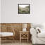 Cadre flottant Misty Sunset Horse, design par Leah Straatsma-1355481068-1355481059