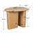 Versatile Tapered Accent Table – Sturdy & Compact End Table For Small Spaces