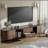 Mid-Century Modern TV Stand for 80" TV, Entertainment Center with Storage, Media Console Table with 2 Drawers