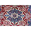 High-Quality Hand-Knotted Navy And Red Area Rug