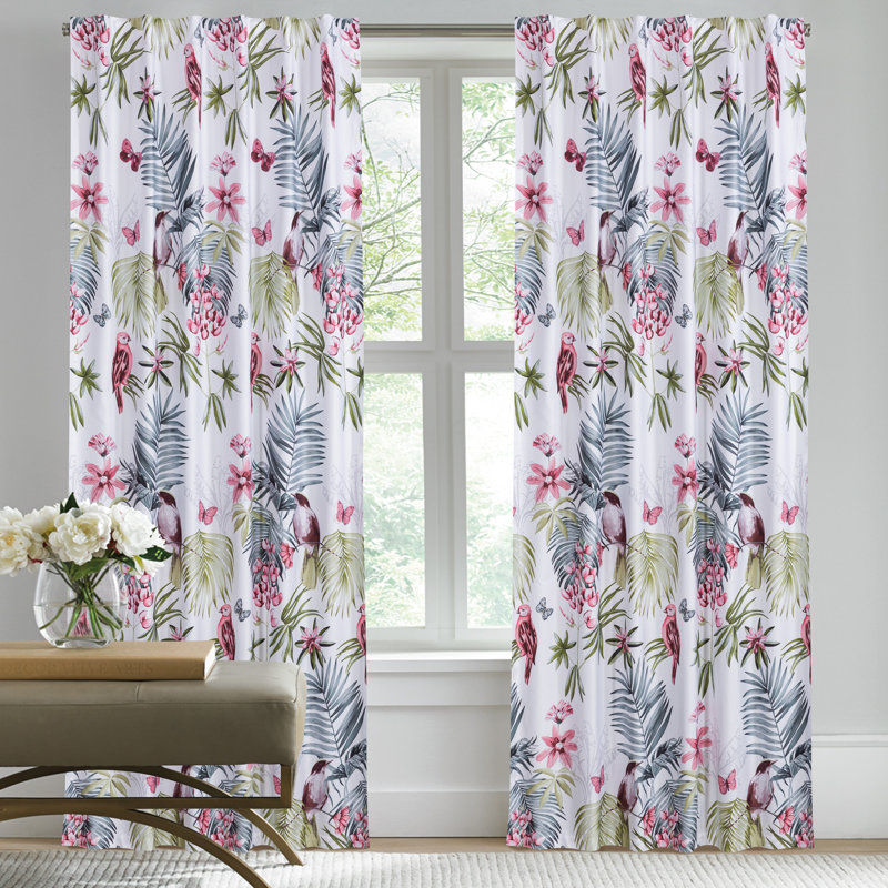 Blackout Curtains / Drapes Pair, White, 52" W x 96" H