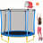 Creationstry Round Backyard Trampoline-98176473-98167754