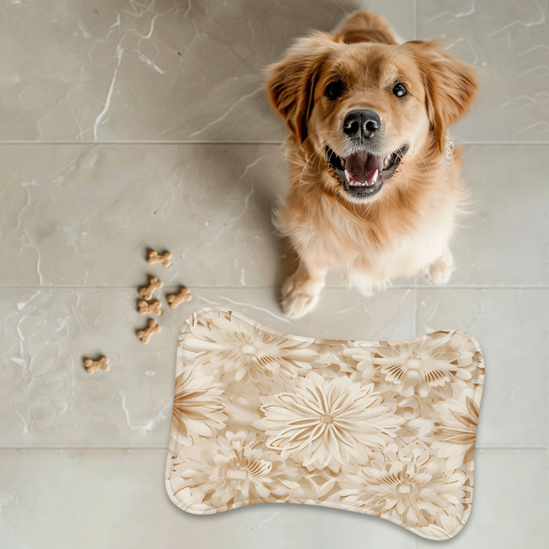 Boho Deco - Tapis d'alimentation en os 1 pièce