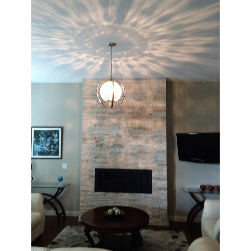 Kegler 1 - Light Single Pendant, Polished Nickel, 21" H x 18" W x 18" D