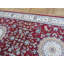 Tapis de zone d’un chemin de table rouge 2 pi 8 po x 12 pi 3 po one-of-kind à la main noué la Shana