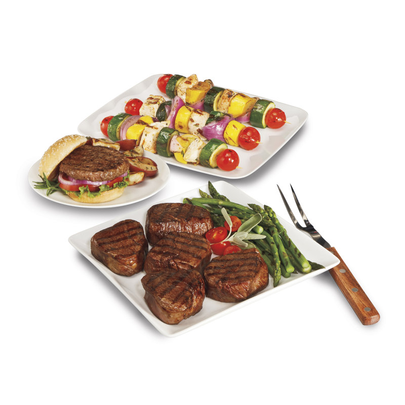 Stainless Steel Electric Indoor Searing Grill with Viewing Window