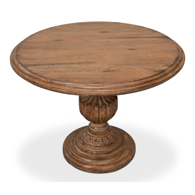 Kasson Pine Round Solid Wood Dining Table