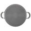 Elementum Hard-Anodized Nonstick Covered Sautéuse, 4 Quart, Oyster Gray/Clear/Silver