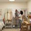 Porte-vêtements ajustable en métal Fayette-1773345035