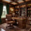 Chaise de bureau en cuir naturel
