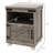 Storage Side Table, Gray. Modern End Table With Shelf & Cupboard. Wood Legged For Living Room. Construction. 17.7"X15.4"X23.6". Can Hold 110 Lbs Gray Storage. Style Open And Broad Space Legs. Stable