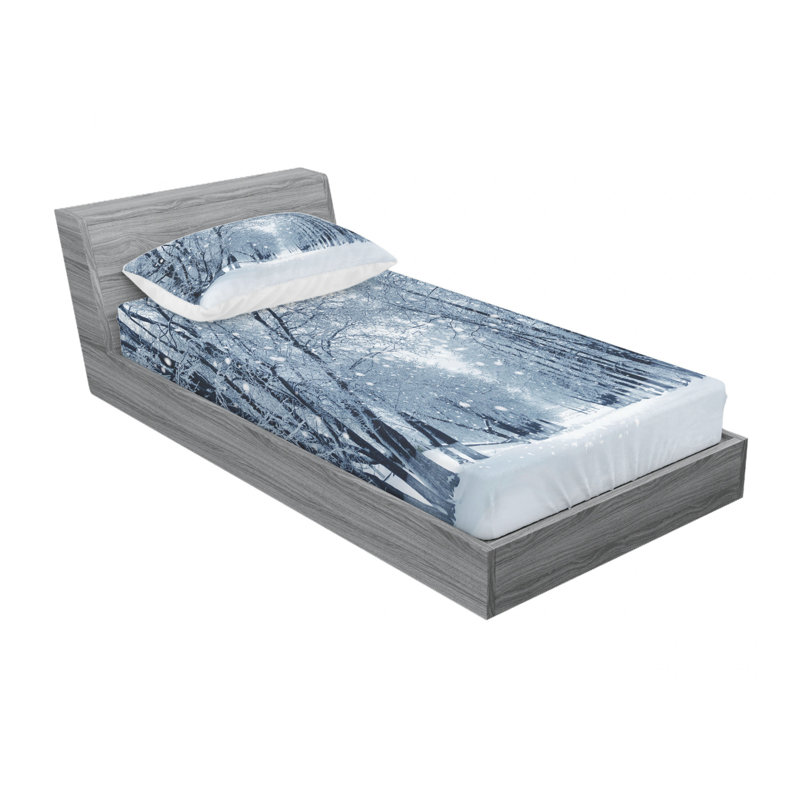 Microfiber Sheet Set, Full Sheet Set with Fitted Sheet