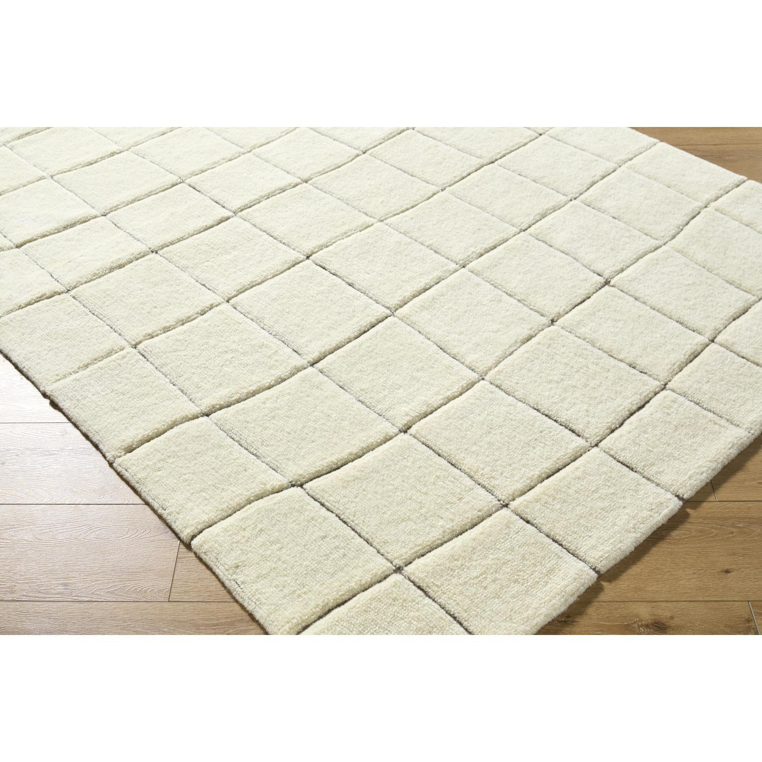 Millside Machine Washable Hand-Tufted Geometric Rug, Rectangle 3'6" x 5'6"