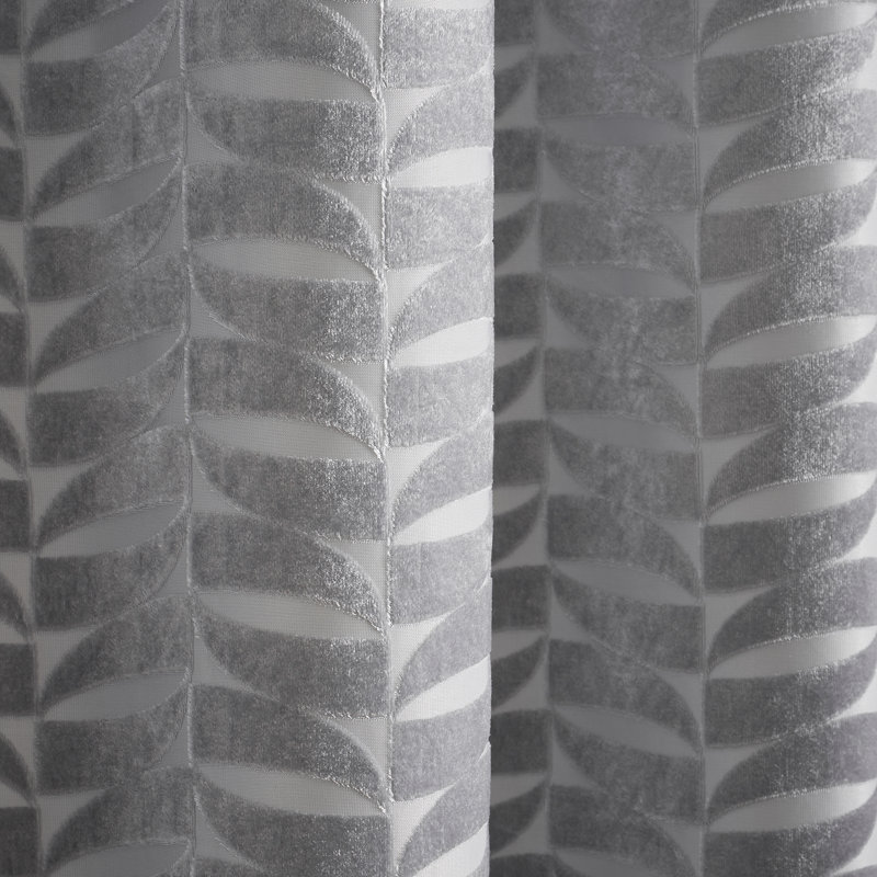 Kendal Room Darkening Curtain Pair, Silver, Width 168 x Drop 137 cm