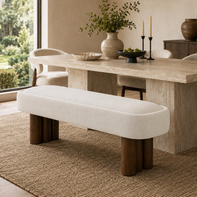Banc de salle à manger rembourré Karsen