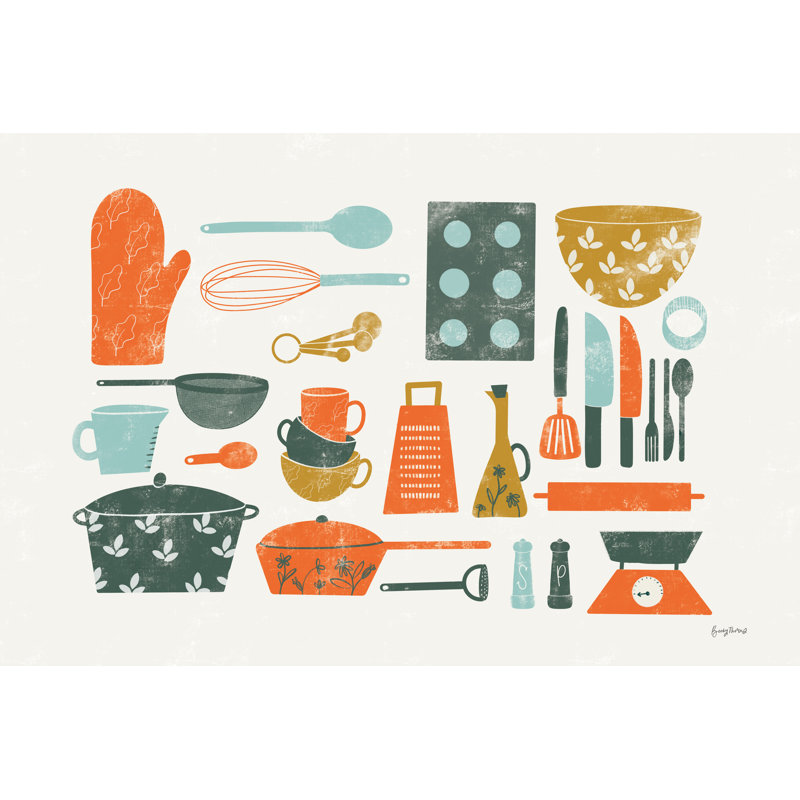 Cuisine rétro I, H 48 po x l 32 po x P 1,25 po