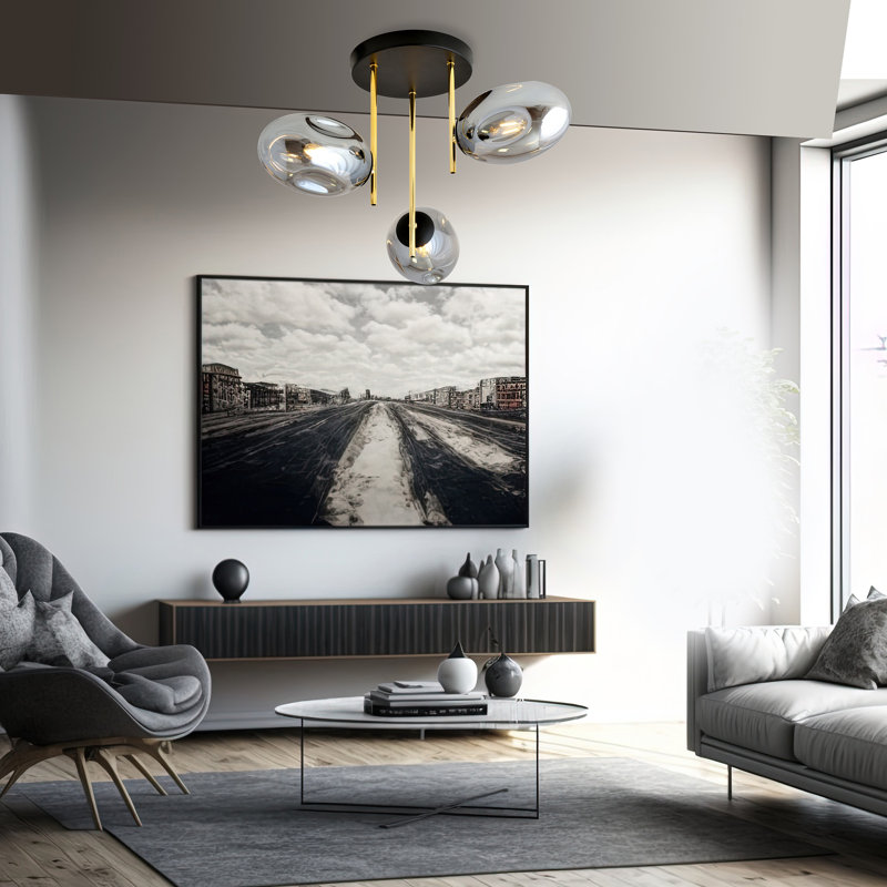 Maleya 3 - Light Novelty Chandelier, Graphite