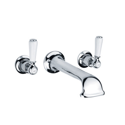 Classic White Tub Filler
