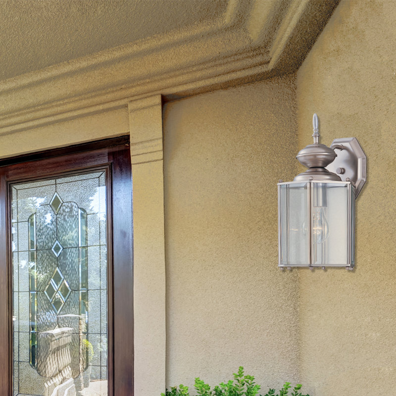 Mahalia Wall Light, Clear, Pewter