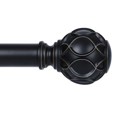 Curtain Rods for Windows 28 to 48 InchSingle Window Curtain Rod 1845