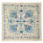 Crème / bleu floral 6