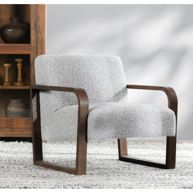 Lexington Boucle Accent Chair Mercury Gray