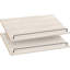 Ensemble de système de placard l 84 po x l 120 po SuiteSymphony avec tiroirs, tablettes supérieures et tablettes à chaussures