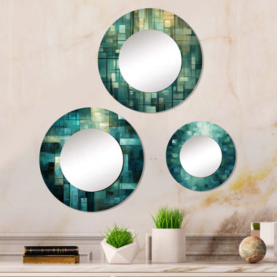 Elante Metal Round Mirror