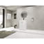 Meuble-lavabo autoportant 24 po avec lavabo en résine et 2 portes d'armoire à fermeture en douceur (emballage KD)-117193501-117193502