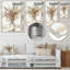 Beige blanc Boho Plant Chic II - Boho Feather, art mural-199974814-199974811