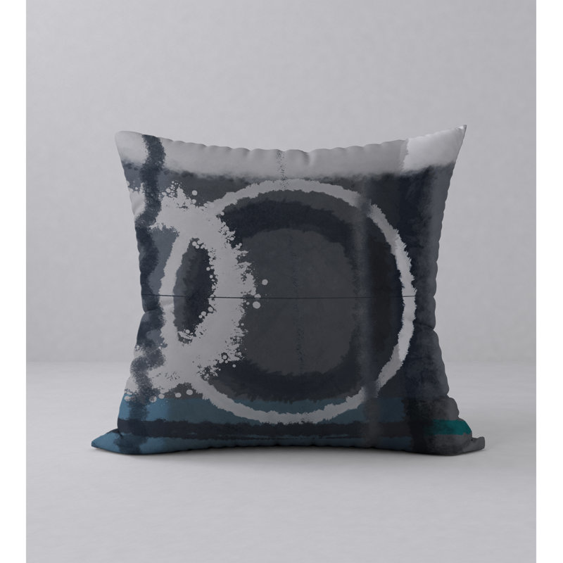 Abstract Throw Pillow, 18" x 18"