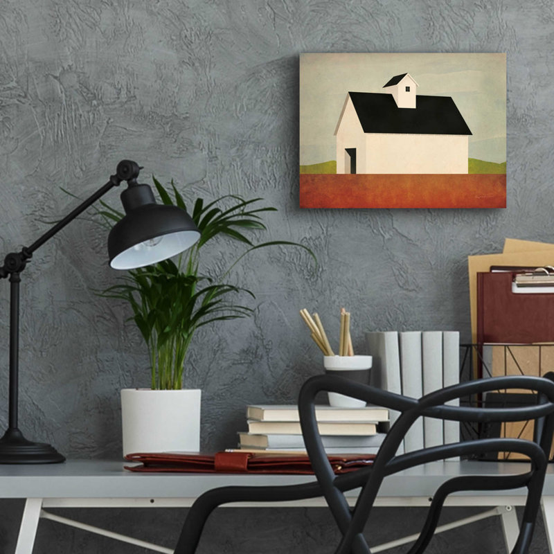 «Fall Barn» par Ryan Fowler, H 12 po x l 16 po x P 0,13 po