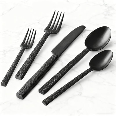 30 Piece 18/10 Stainless Steel Flatware Set, Silverware Sets Service For 6